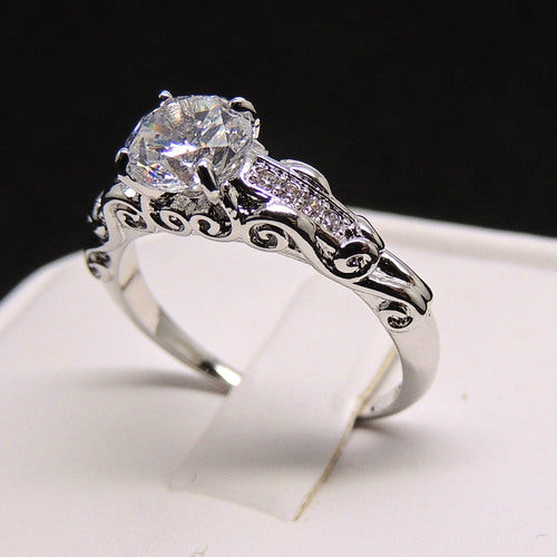 OliviaEngagementRingCubicZirconiaWgoldPlatedWomensGingerLyneCollectionSize5_Silver-4