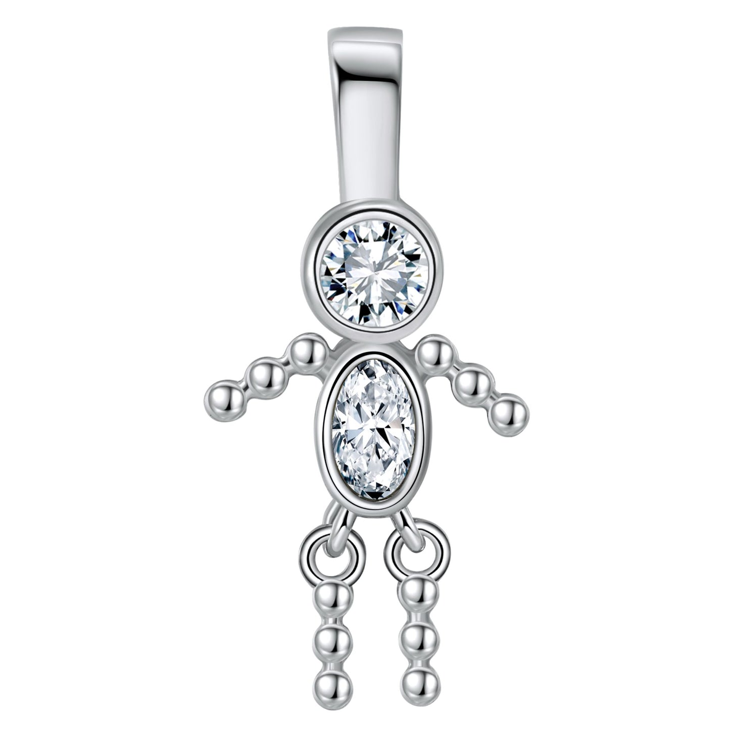 BabyBoyorGirlBirthstoneCharmforMomFamilyTreeGrandmaNecklacebyGingerLyneCZSterlingSilver_BoyApril-1