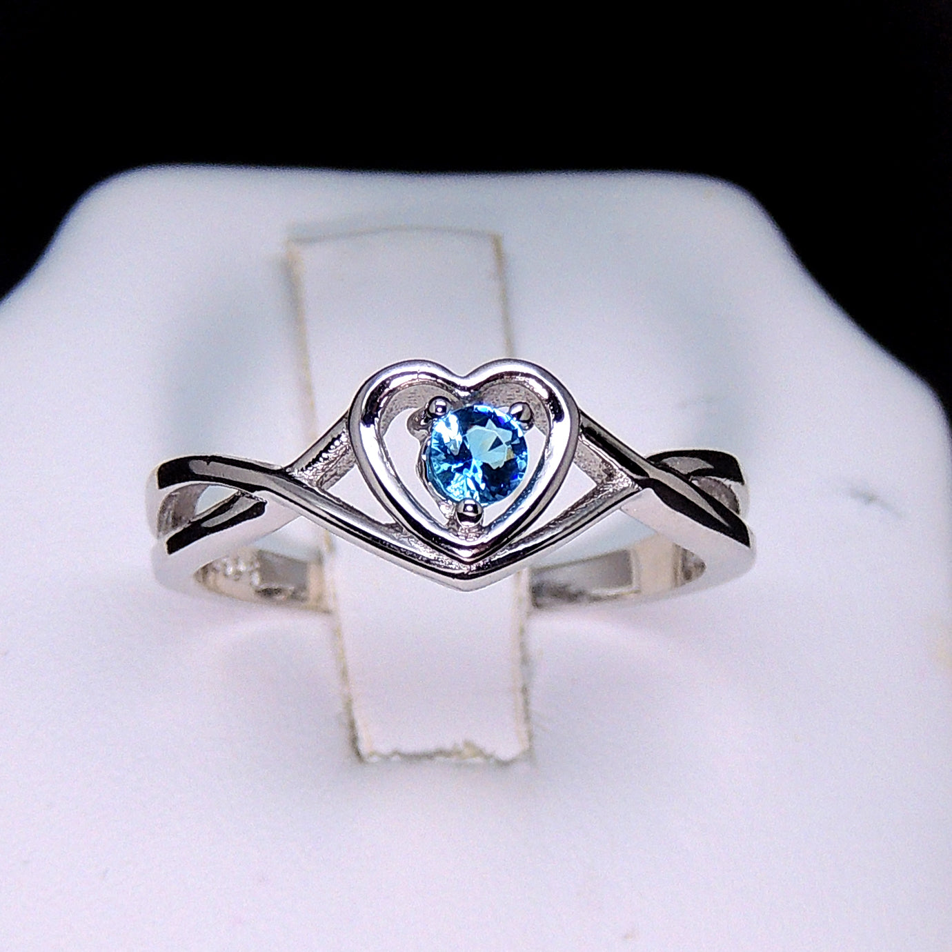 ChristineEngagementRingforWomenPromiseHeartBirthstoneCzSterlingSilverbyGingerLyne_March-LightBlue-2