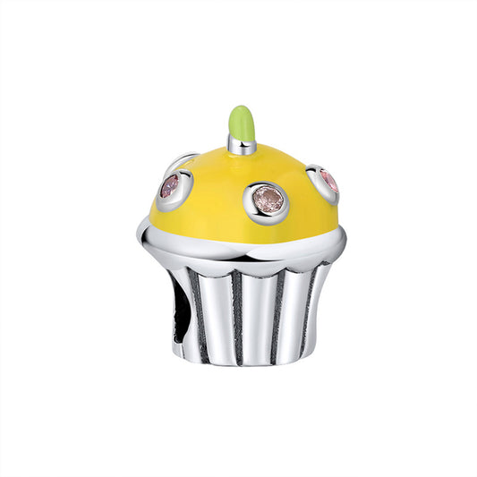 BirthdayCupcakeCharmEuropeanBeadSterlingSilverGingerLyneCollection_Yellow-1