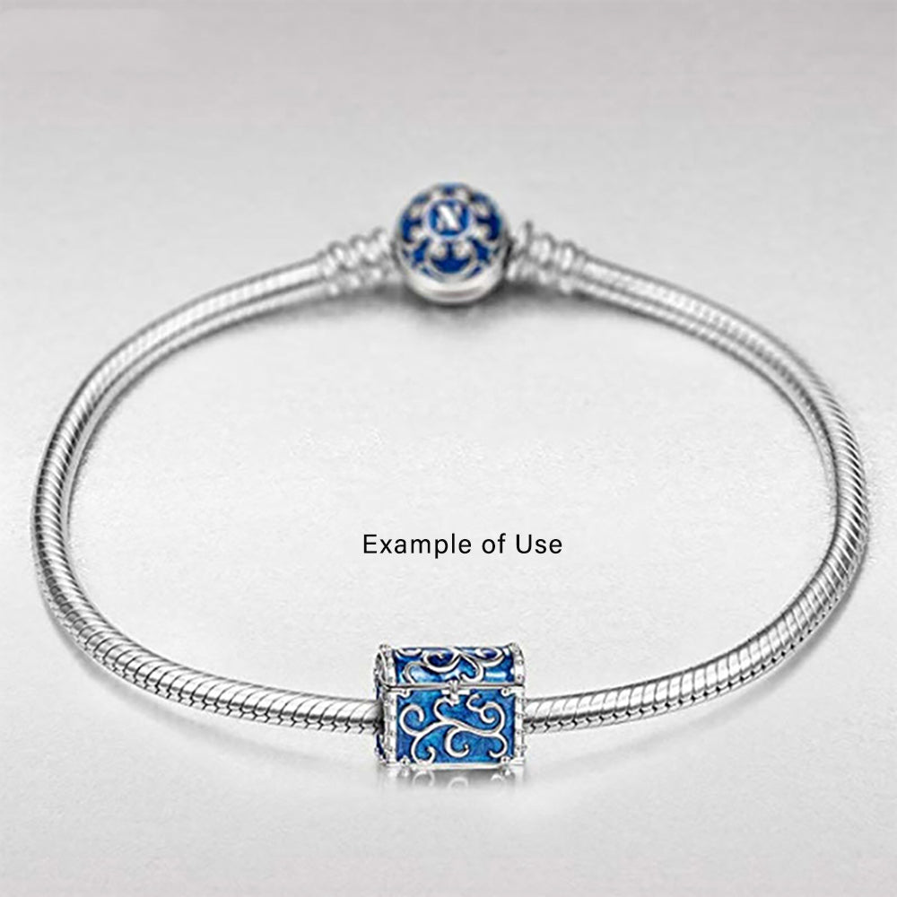 TreasureChestCharmforWomenCZSterlingSilverEuropeanBeadforBraceletGingerLyneCollection_Blue-3