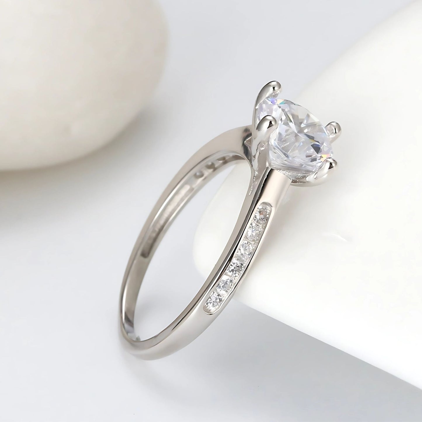 VictoriaEngagementRingSterlingSilverSolitaireWomensGingerLyneCollection_Silver-2
