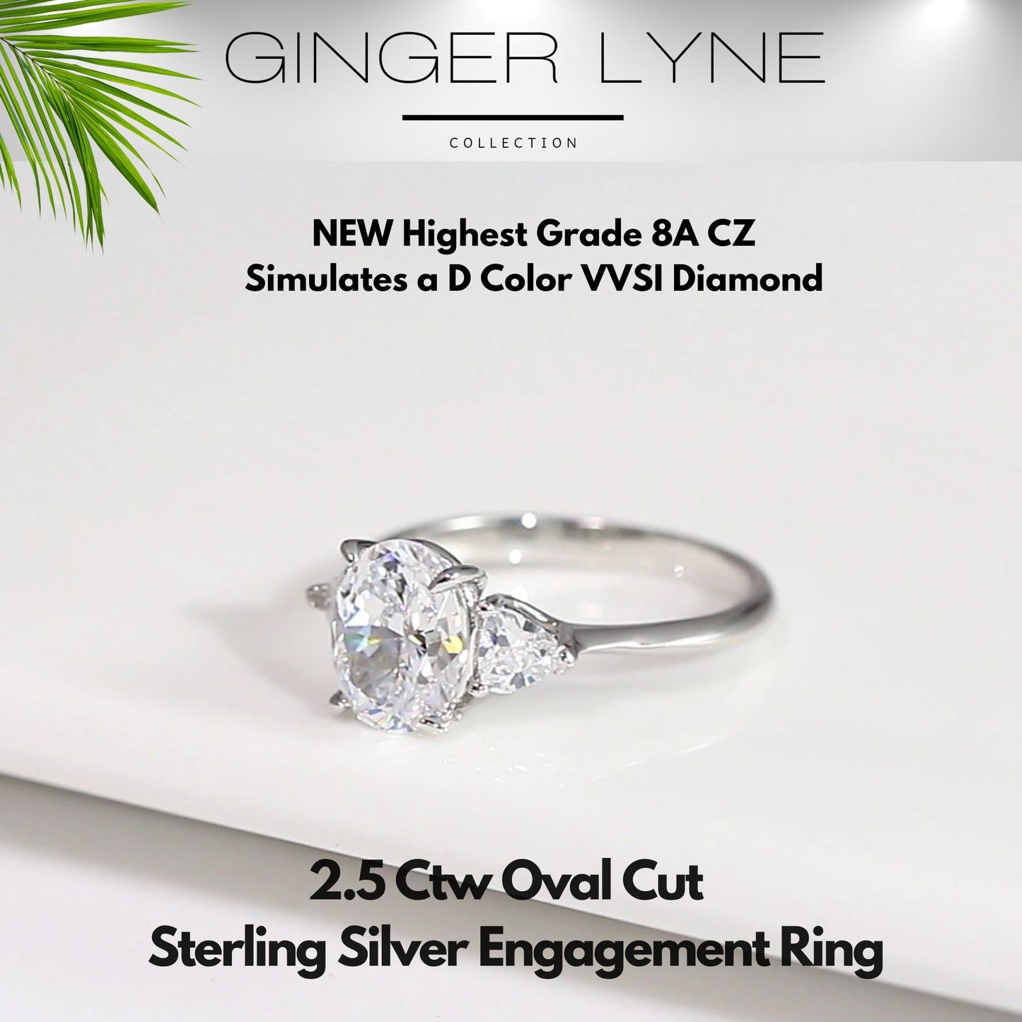 OvalEngagementRingforWomenbyGingerLyne2CtSterlingSilverWeddingRings_Silver-2