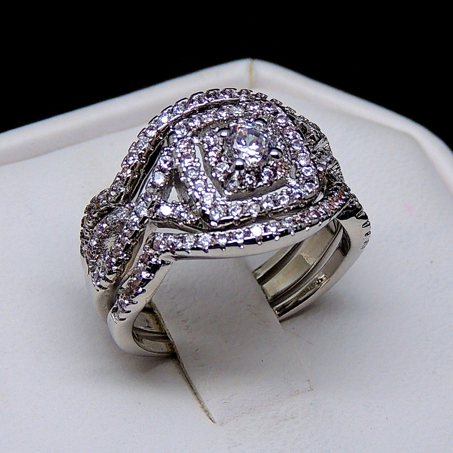 ParisWeddingRingSetforWomen3pcHaloEngagementCZBandsGingerLyneCollection_Silver-4