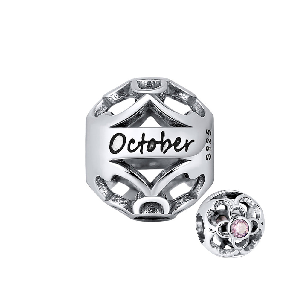 BirthstoneCharmsforBraceletSterlingSilverCZWomensGingerLyneCollection_October-1