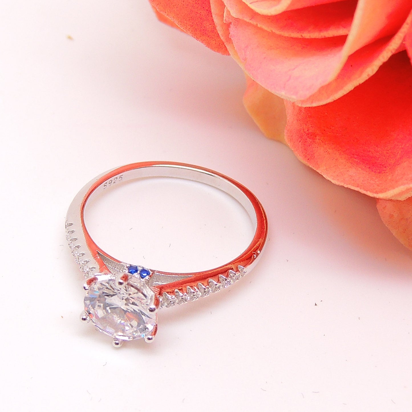 MerciEngagementRingSterlingSilverSolitaireCzWomensGingerLyneCollection_Silver-4