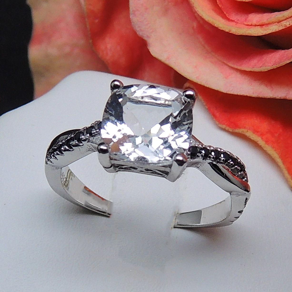 ElizaBlackEngagementRingforWomenCZSterlingSilverWeddingRingforHerGingerLyneCollection_Silver-5