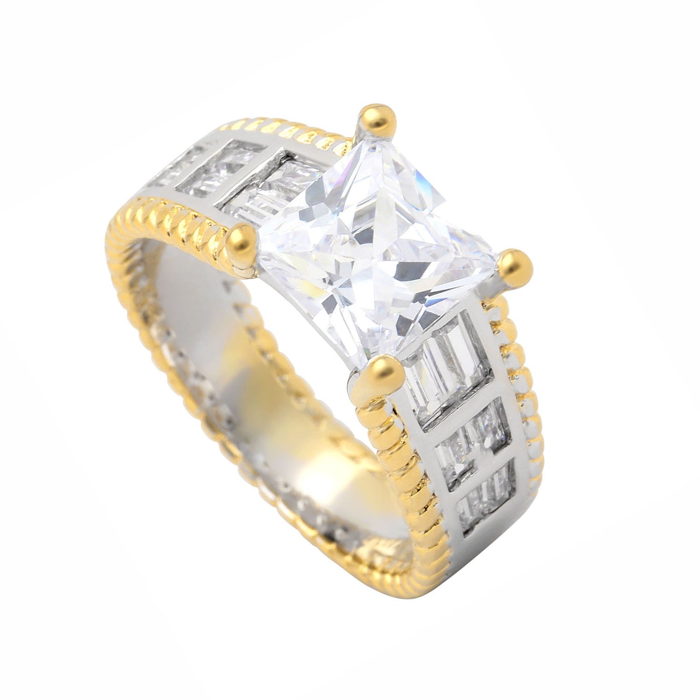 CharlieEngagementPaveCZWomensGingerLyneCollectionSize5_Clear-6