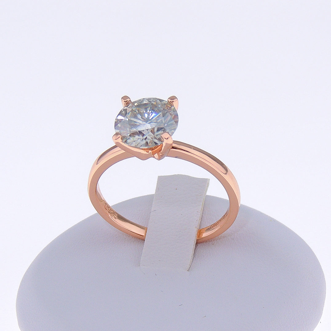 AmoreEngagementRingWomen1,2or3CtTopazSterlingGingerLyneCollection_Rose2Carat-5