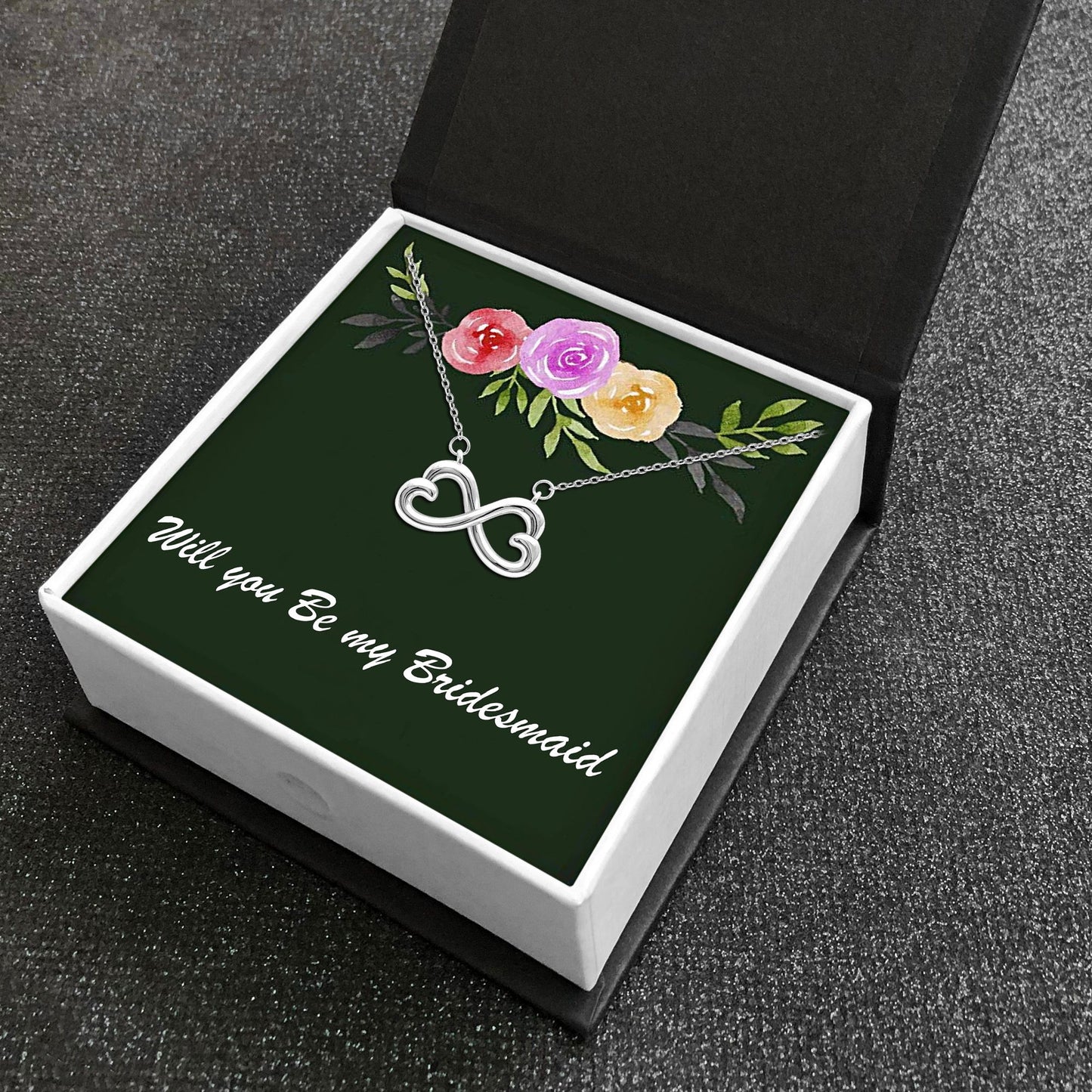 BridesmaidGreetingCardandHeartsNecklaceSterlingSilverGingerLyneCollection_Bridesmaid-3