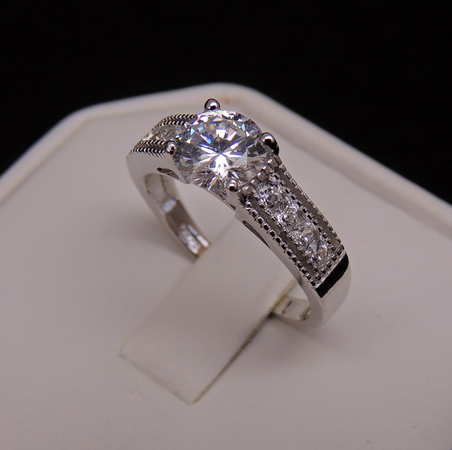 ShaunaEngagementRingSterlingSilverCubicZirconiaWomensGingerLyneCollectionSize10_Silver-3