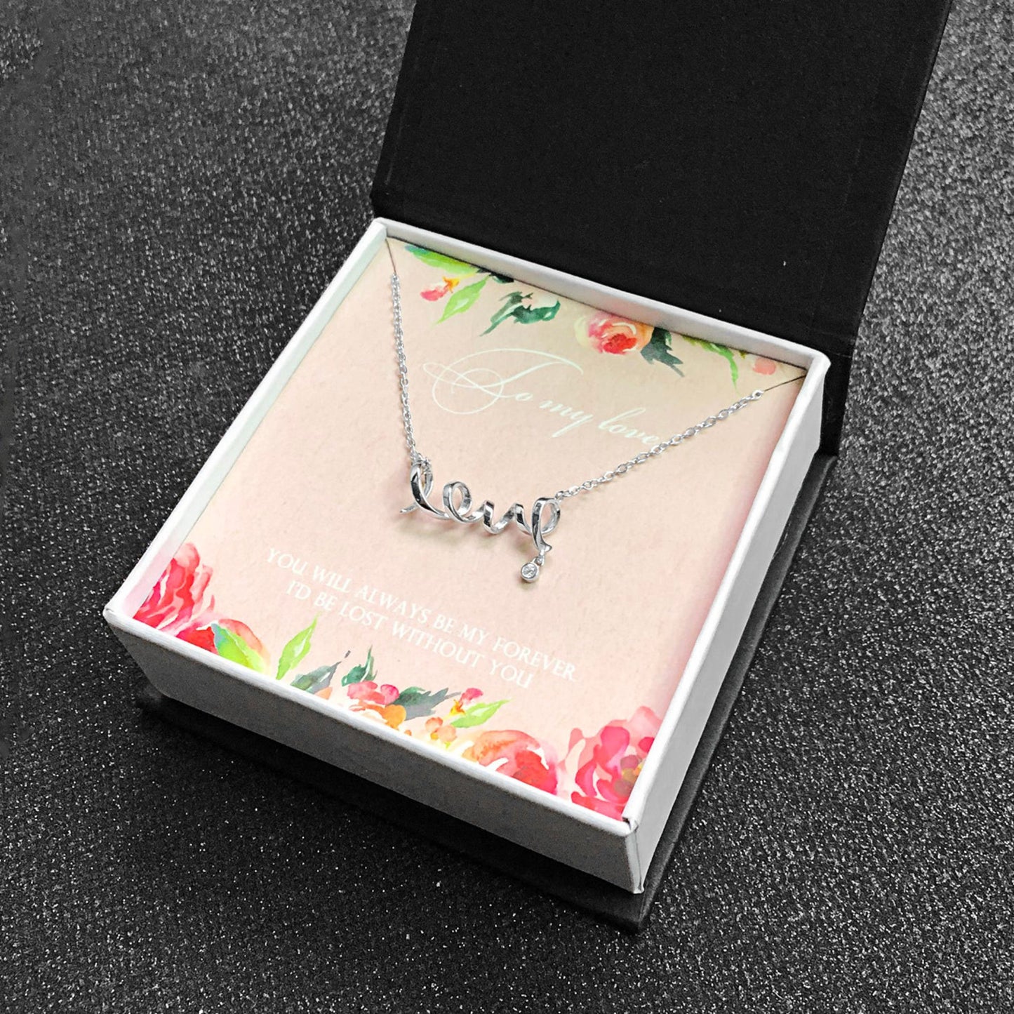 ToMyLoveGreetingCardSterlingSilverLoveNecklaceWomensGingerLyneCollection_MyLove-20-2