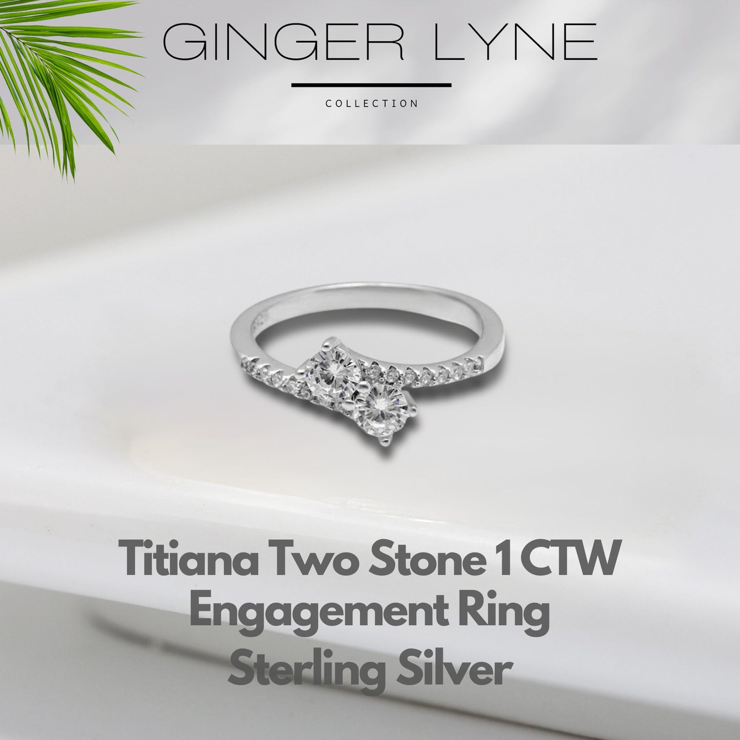 TatianaEngagementRingforWomenSterlingSilver2StonePromiseCzGingerLyneCollection_Silver-3