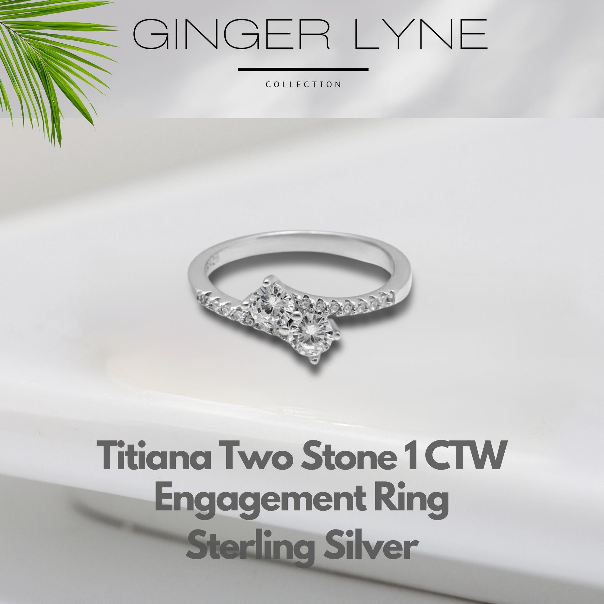 TatianaEngagementRingforWomenSterlingSilver2StonePromiseCzGingerLyneCollection_Silver-3