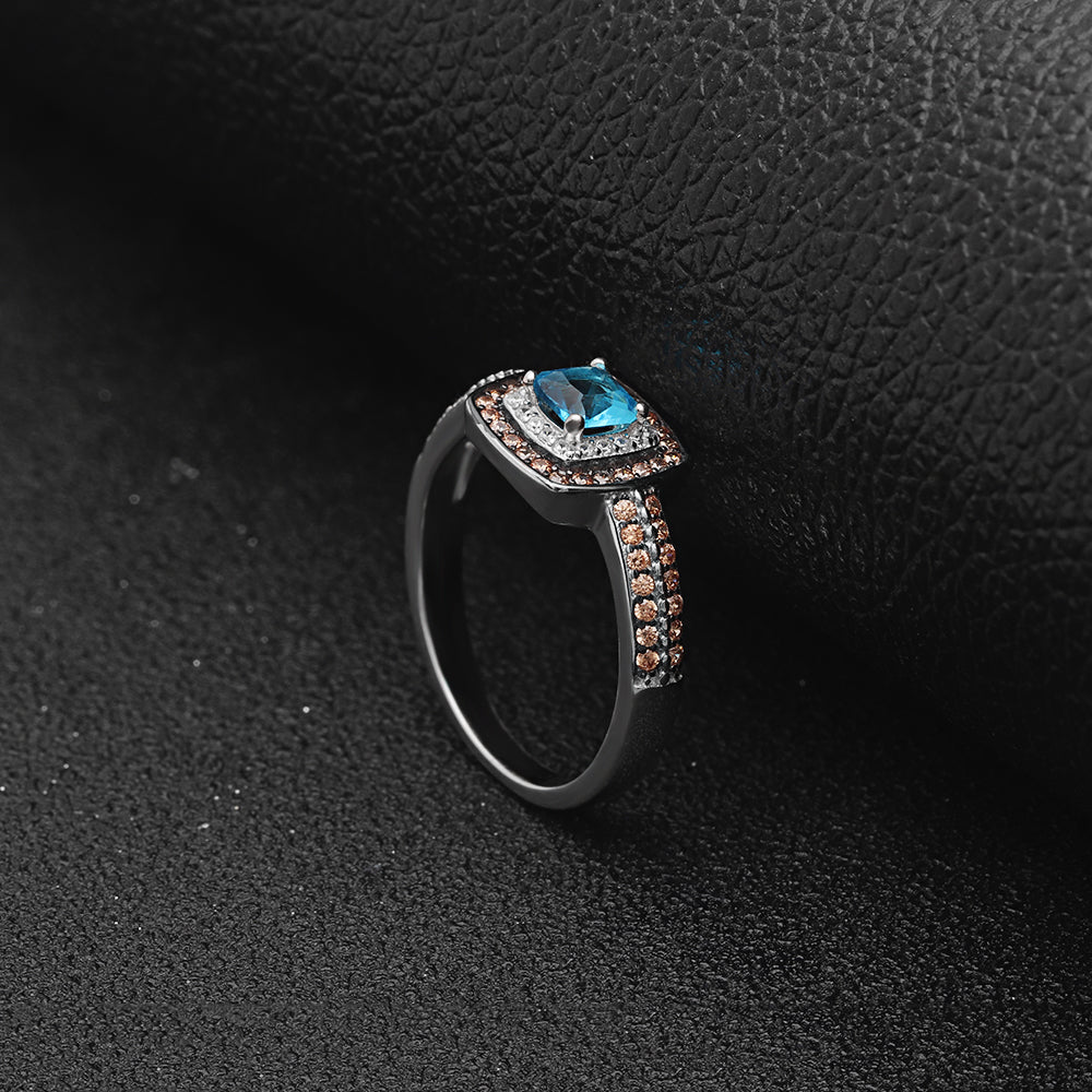 CocoEngagementRingWomenChocolateBlueSterlingSilverGingerLyneCollection_Silver-5