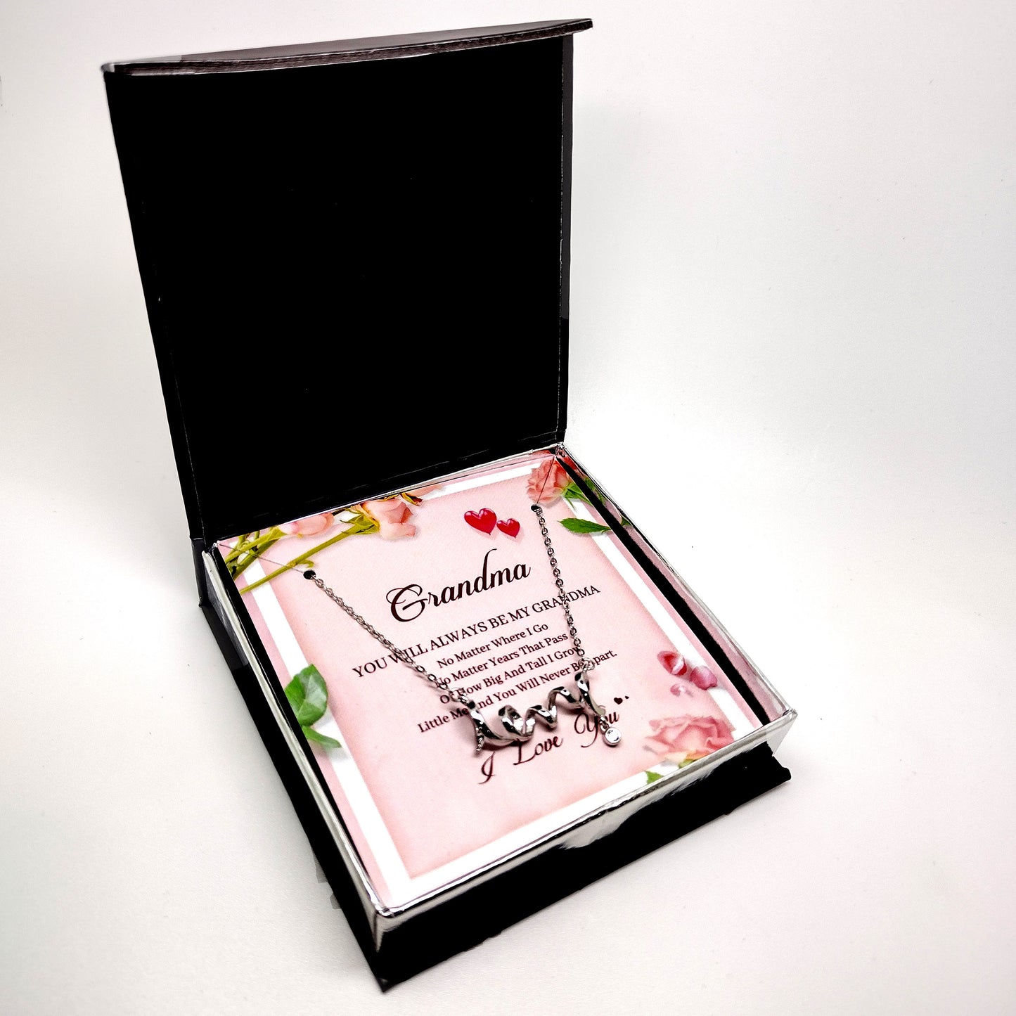 GrandmaGreetingCardSterlingSilverLoveNecklaceWomensGingerLyneCollection_GC-777-4