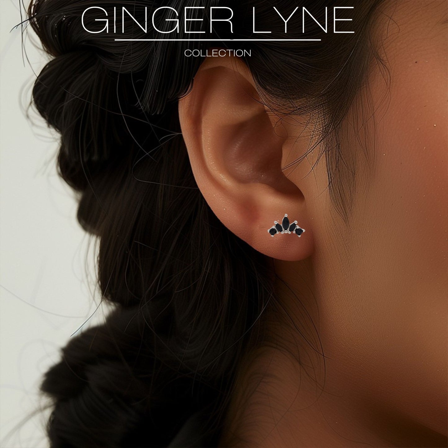 BlackMarquiseCZFlatBackEarringsforCartilageHelixTragusLobe18gSterlingSilver1pairbyGingerLyne_Silver-4