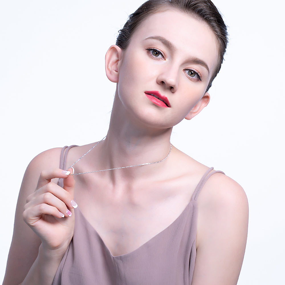 FigaroChainNecklaceforWomenorMen18SterlingSilver1.7mmGingerLyneCollection_Silver-7