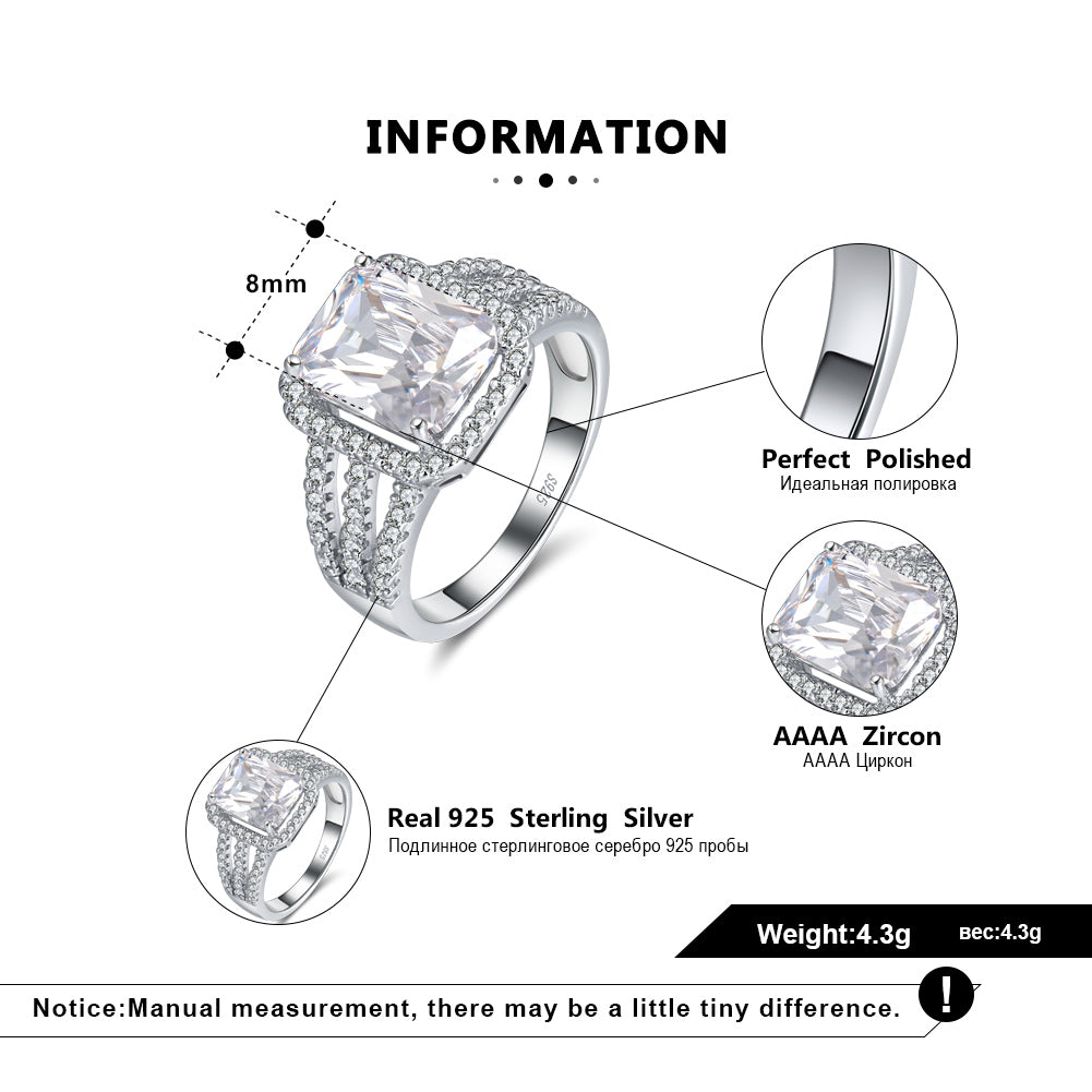HaloEngagementRingforWomen4CtEmeraldCzSterlingSilverGingerLyneCollection_Silver-7