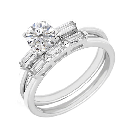 DioneWeddingRingSetSterlingSilverCzEngagementRingWomenGingerLyneCollection_Silver-1