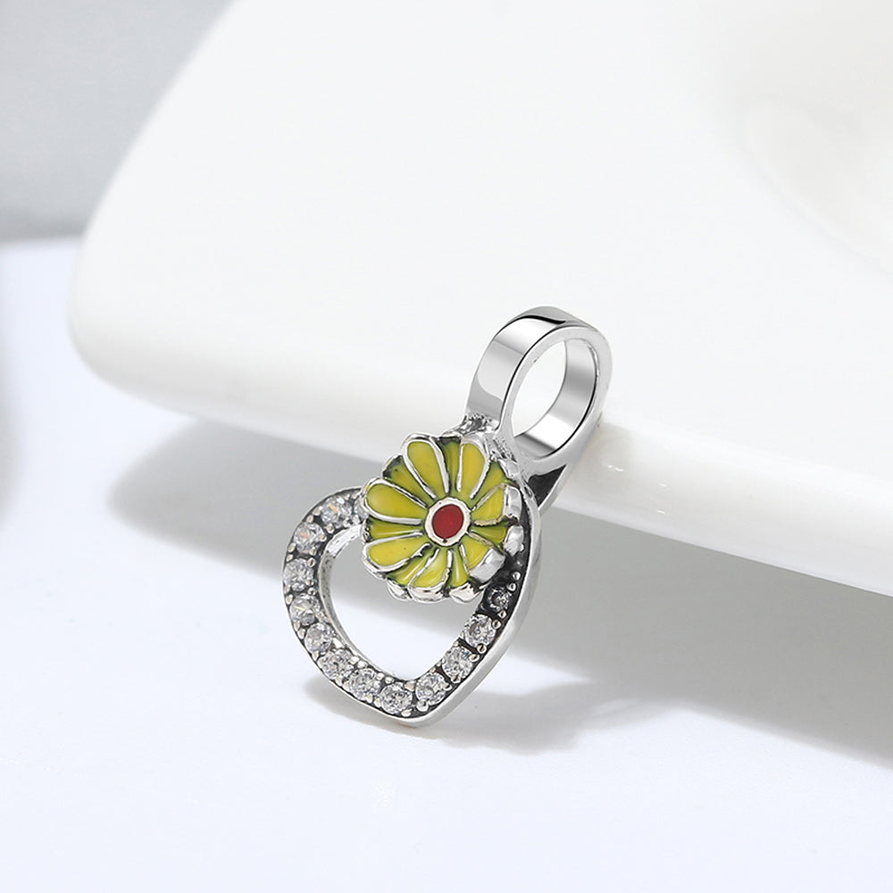 FlowerHeartCharmEuropeanBeadCZSterlingSilverGingerLyneCollection_Silver-2
