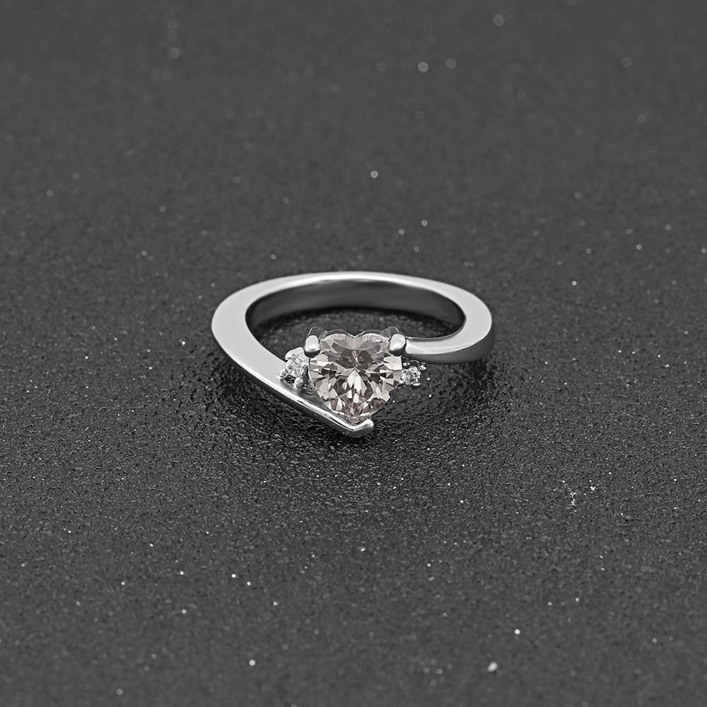 KaleHeartEngagementRingSterlingSilverClearCzWomensGingerLyneCollection_Silver-4