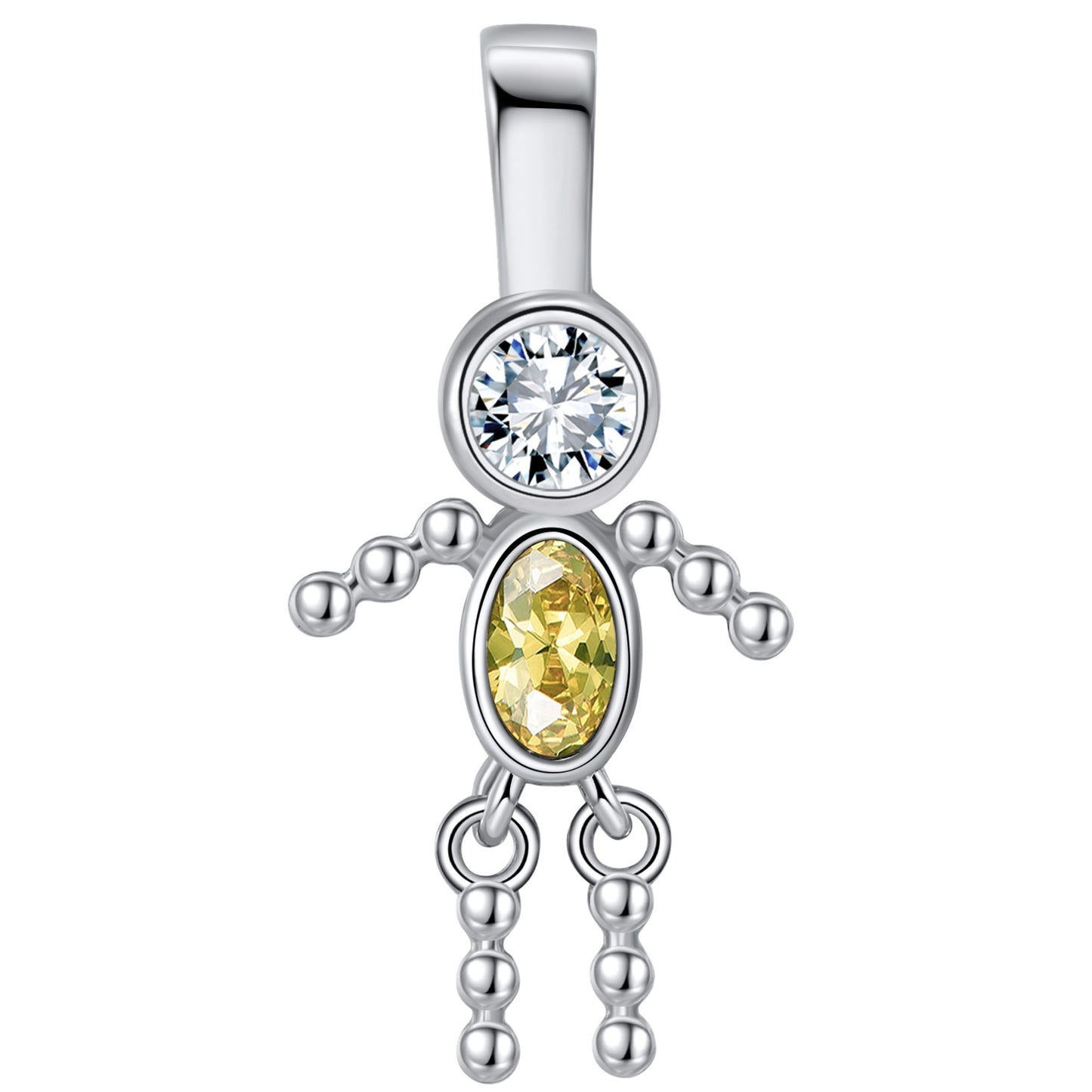 BabyBoyorGirlBirthstoneCharmforMomFamilyTreeGrandmaNecklacebyGingerLyneCZSterlingSilver_BoyNovember-1