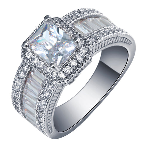AnikaGoldPlatedEmeraldCutCzEngagementRingWomensGingerLyneCollectionSize9_Silver-1