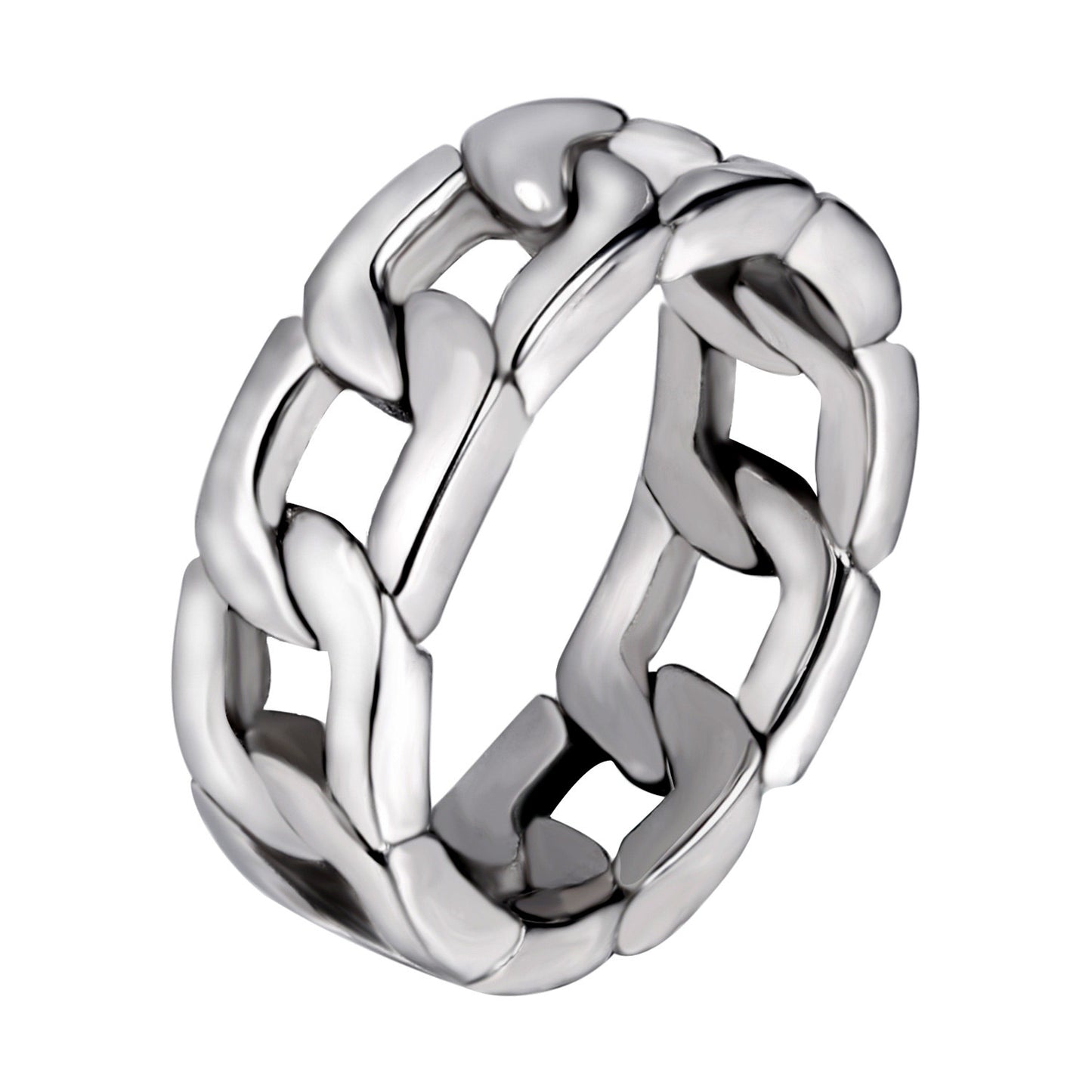 ChainWeddingBand6.5mmStainlessSteelMenWomenGingerLyneCollection_Silver-1