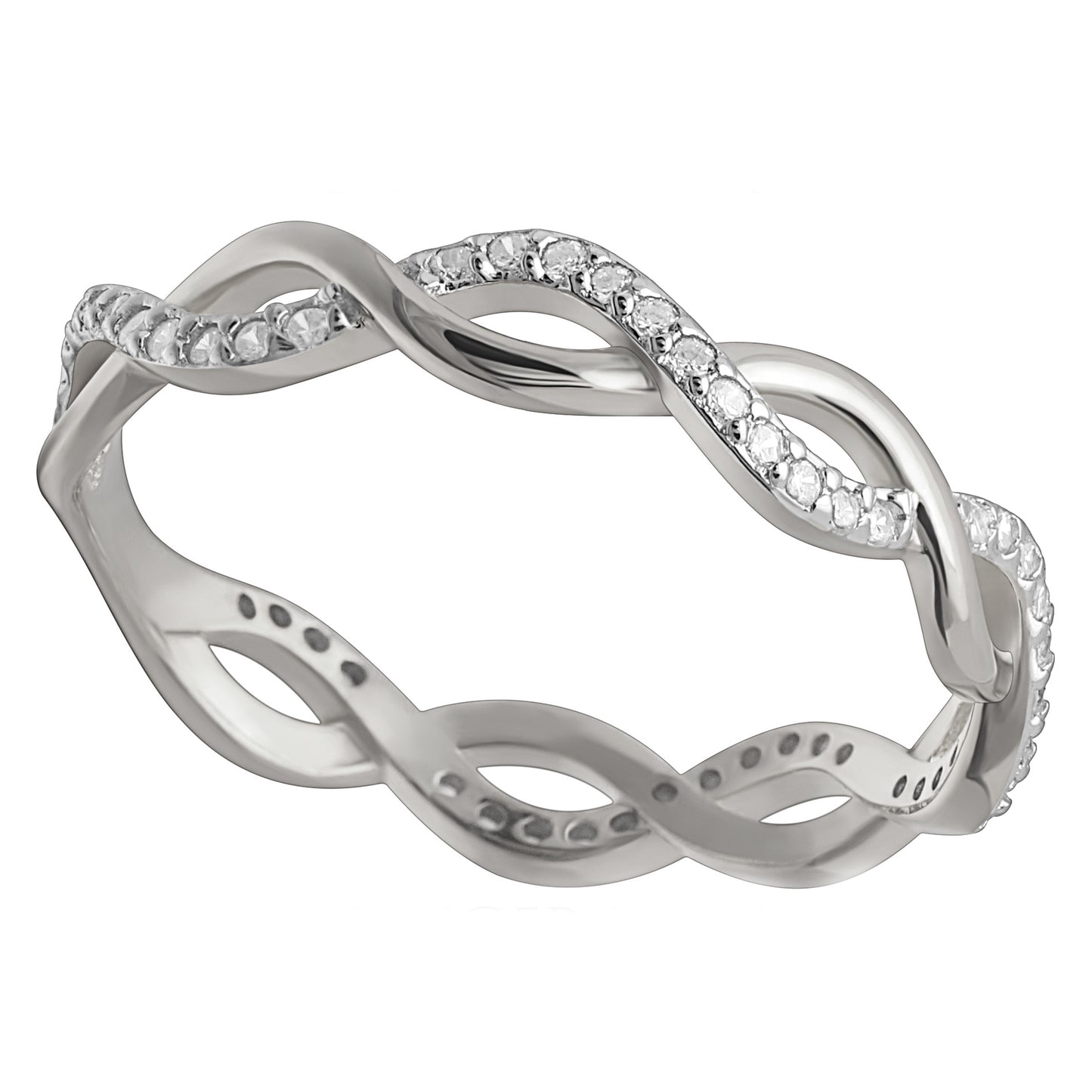 LindaWeddingBandEternityRingforWomenSterlingSilverGingerLyneCollection_Silver-2