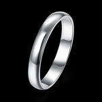 Load image into Gallery viewer, 3mm Wedding Band Sterling Silver Women Men Ring Ginger Lyne Collection
