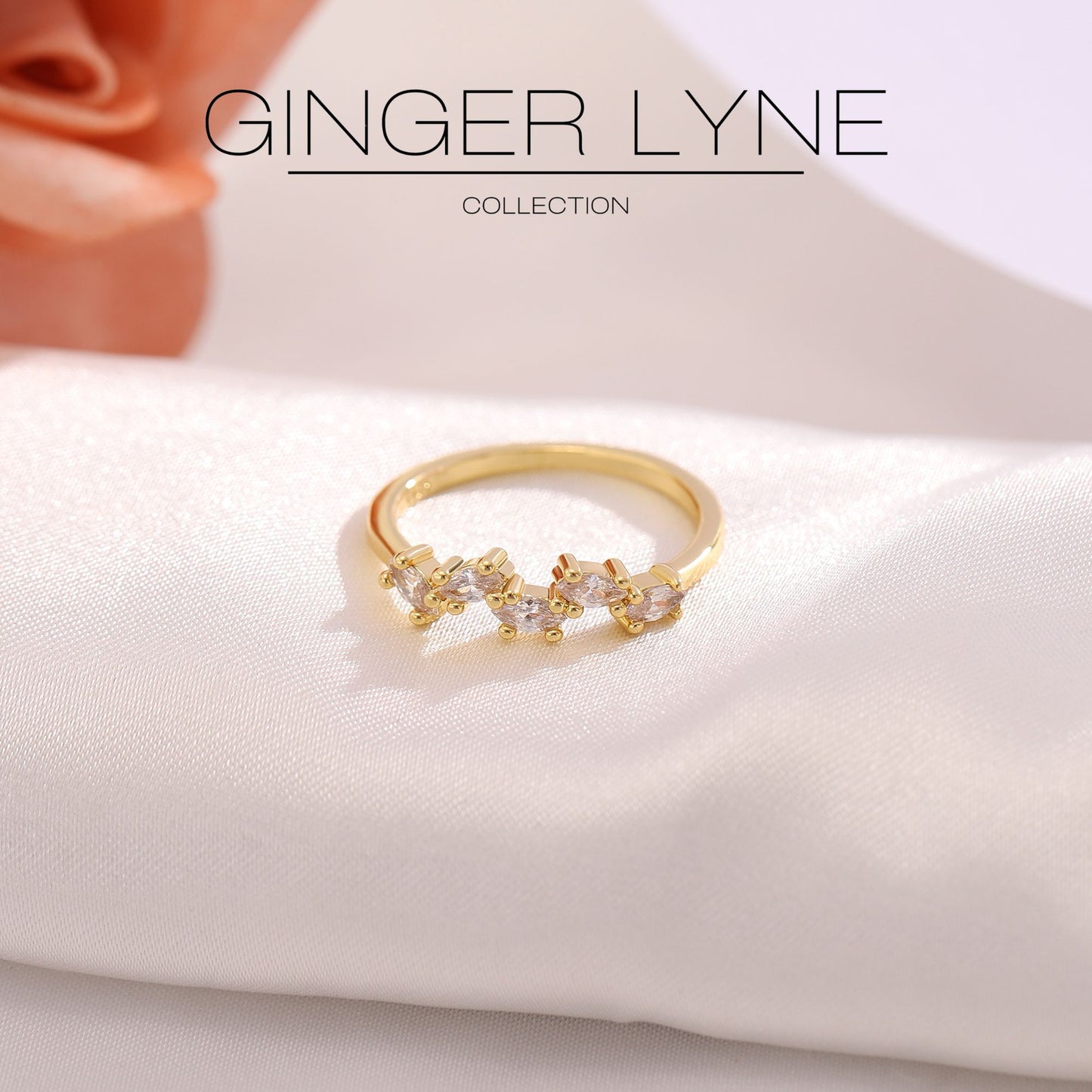 MarisHalfEternityRingforWomenSterlingSilverCZAnniversaryWeddingBandStackablebyGingerLyne_Gold-5