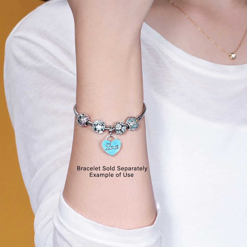 HeartLoveCharmEuropeanBeadSterlingSilverBlueGingerLyneCollection_Blue-4