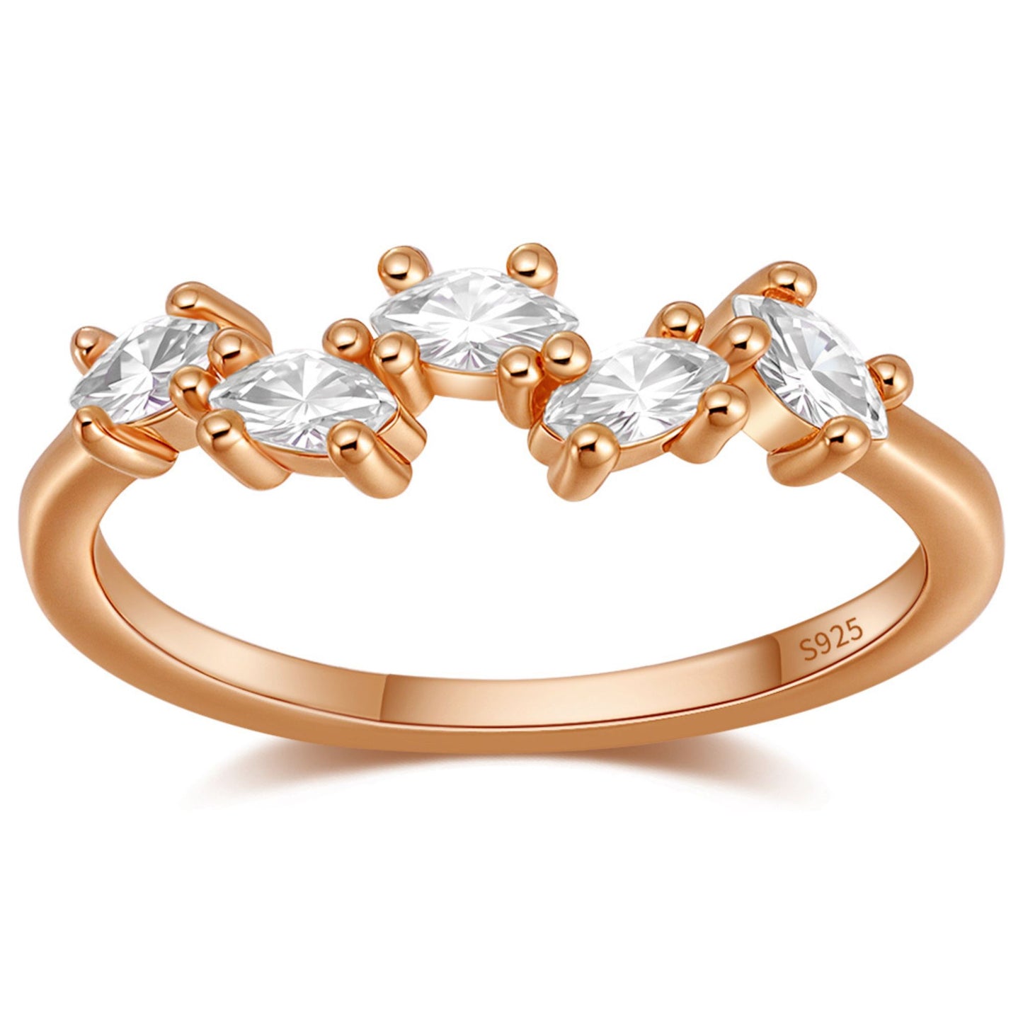 MarisHalfEternityRingforWomenSterlingSilverCZAnniversaryWeddingBandStackablebyGingerLyne_Rose-1