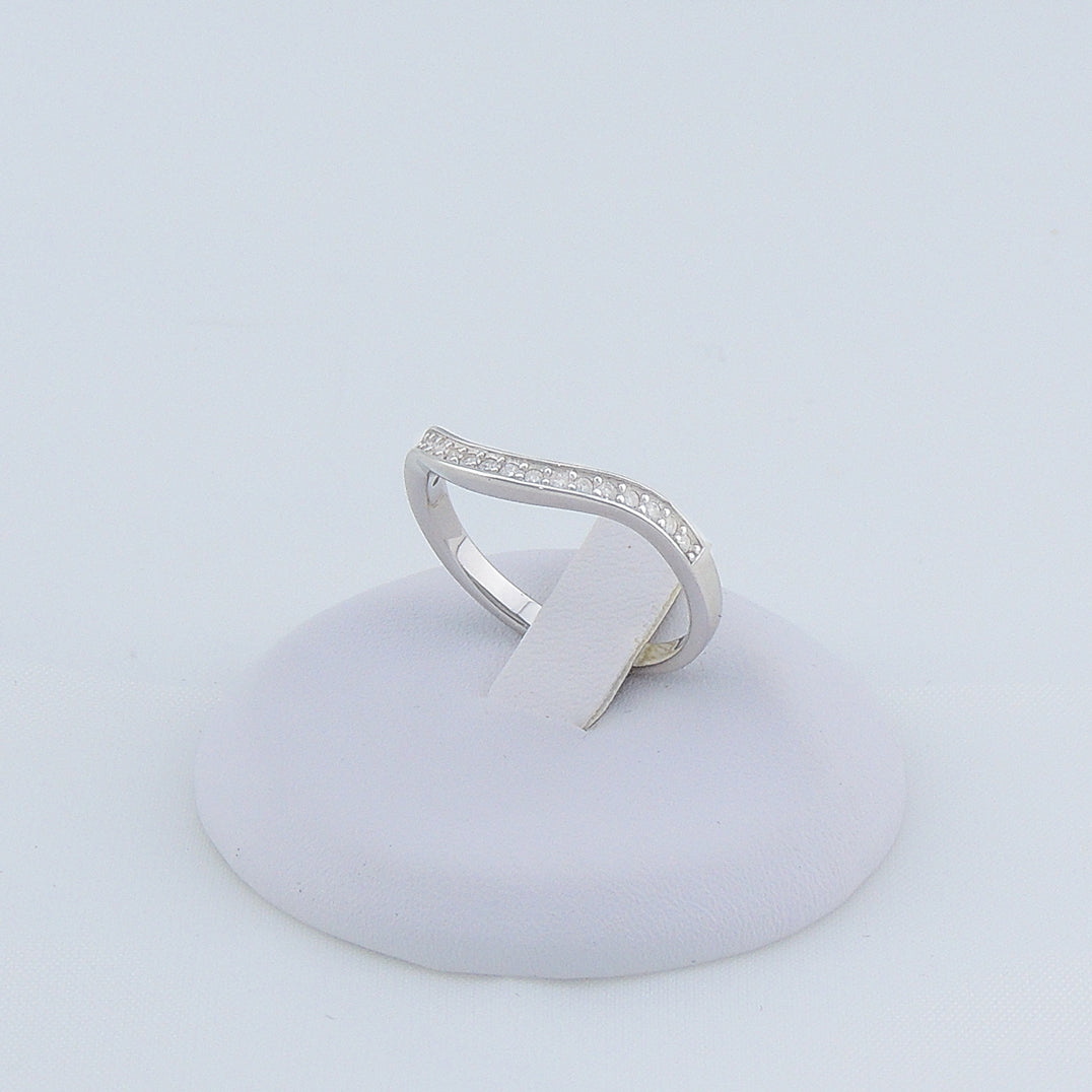 JulieannaAnniversaryBandRingSterlingSilverCzWomensGingerLyneCollection_Silver-5