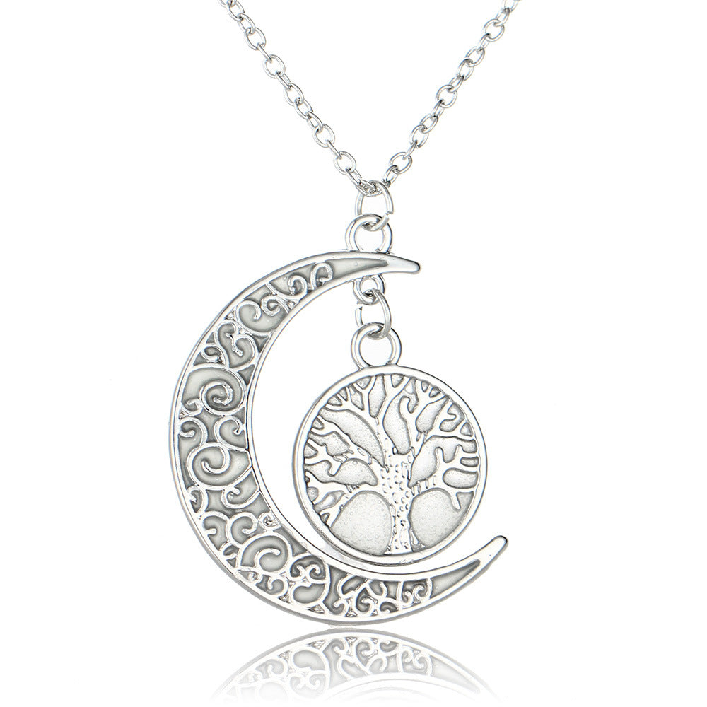 GlowinDarkMoonTreeofLifePendantChainNecklaceWomenGingerLyneCollection_Blue-1