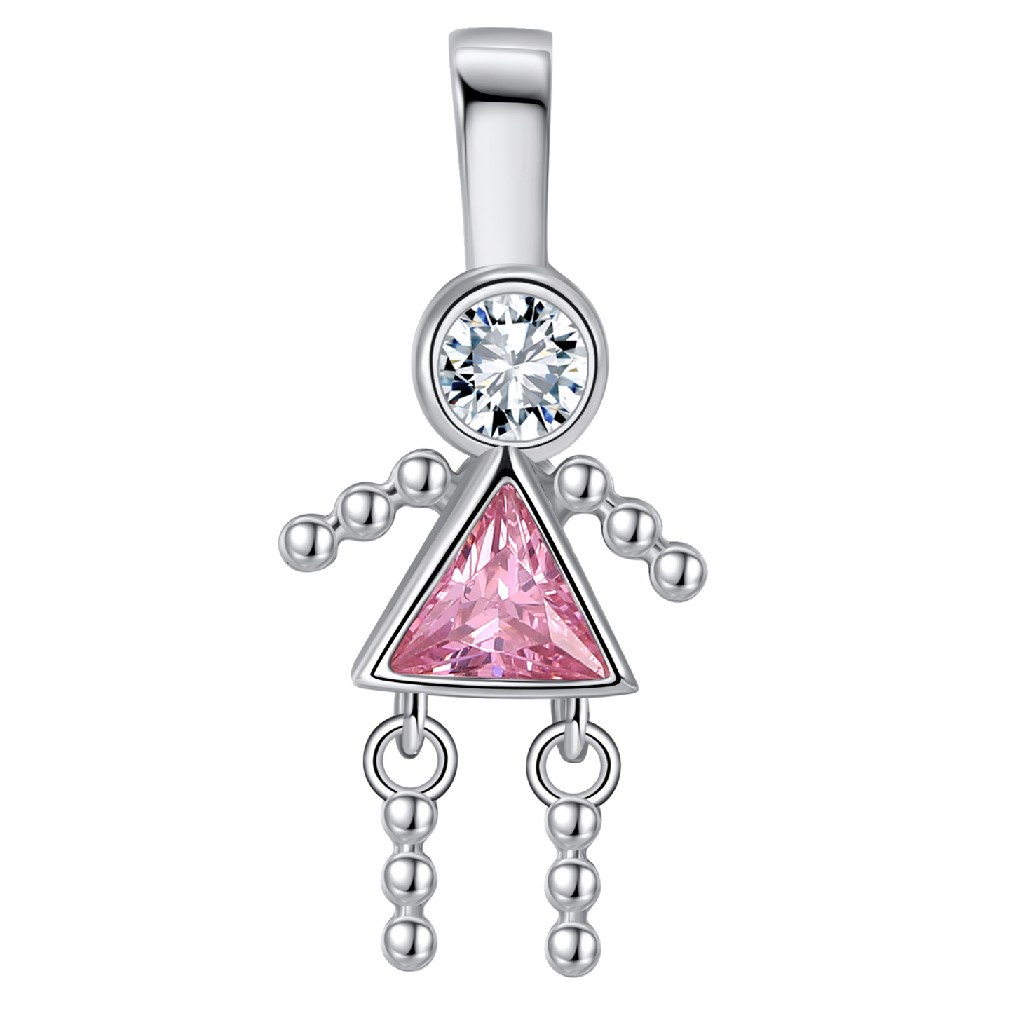 BabyBoyorGirlBirthstoneCharmforMomFamilyTreeGrandmaNecklacebyGingerLyneCZSterlingSilver_FemaleOctober-1