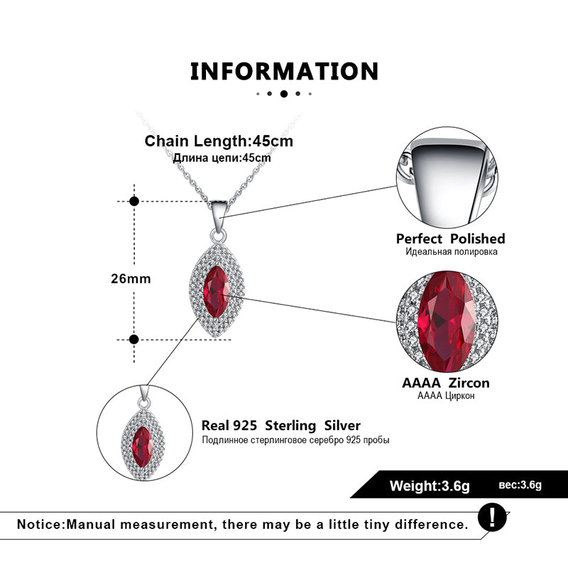 PendantNecklaceforWomenMarquiseRedCzSterlingSilverGingerLyneCollection_Red-7