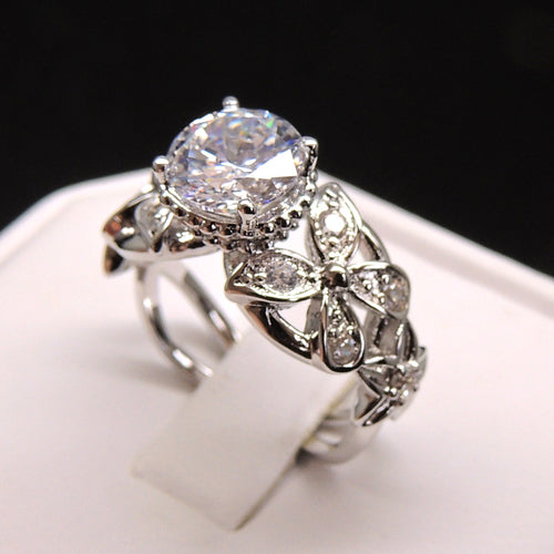 DebEngagementRingCzFlowerWeddingWhiteGoldPlatedGingerLyneCollection_Silver-4