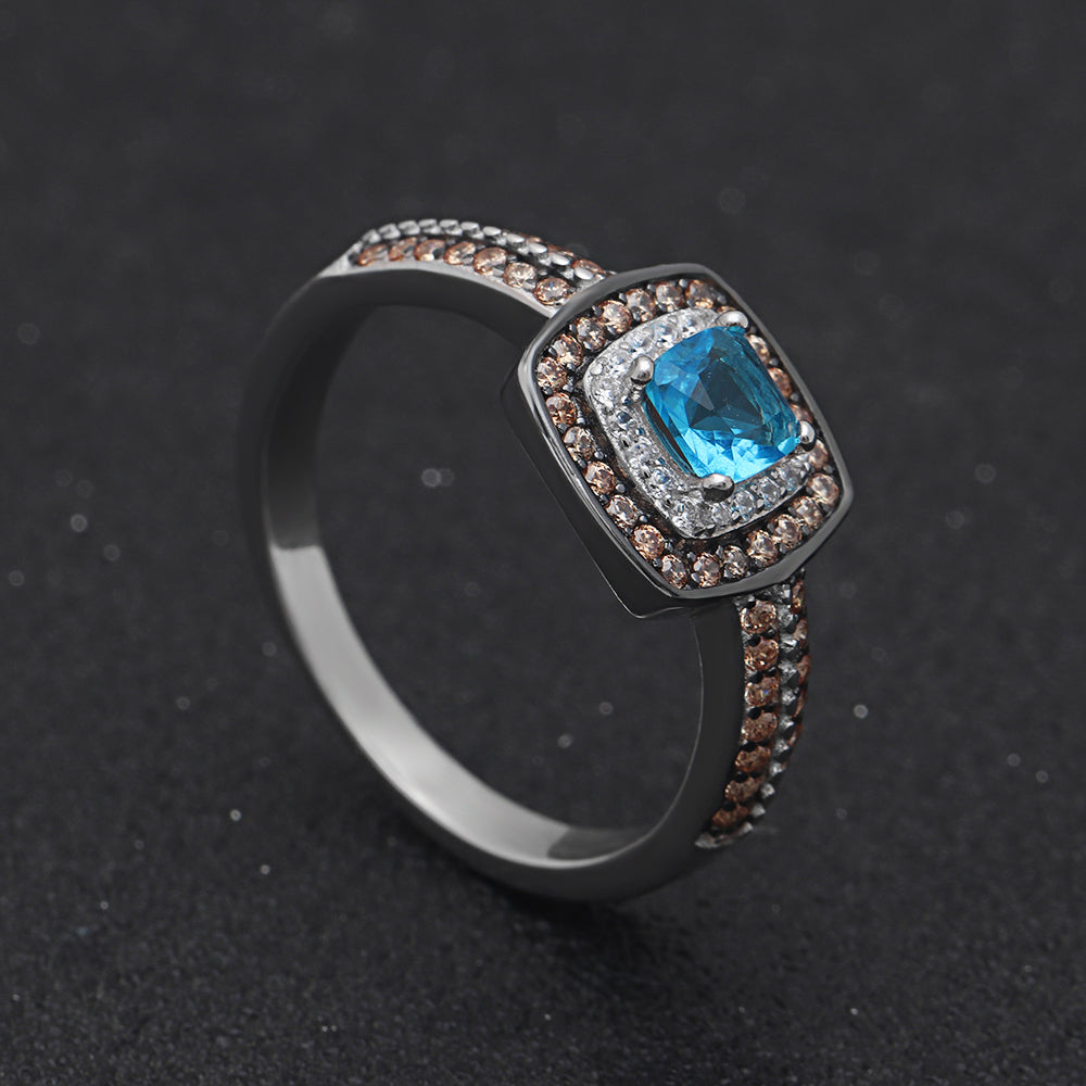 CocoEngagementRingWomenChocolateBlueSterlingSilverGingerLyneCollection_Silver-6