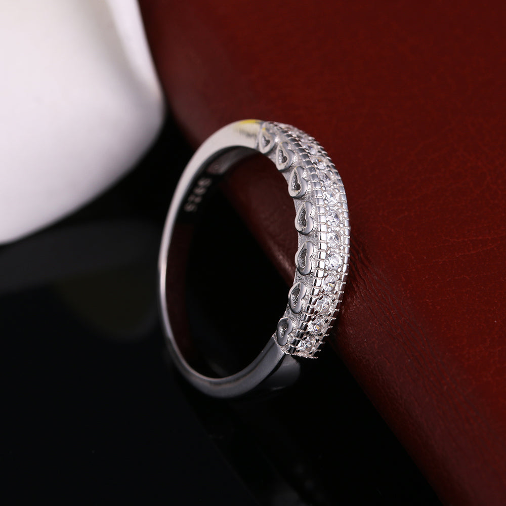 MadelineAnniversaryBandRingCzSterlingSilverWomensGingerLyneCollection_Silver-4