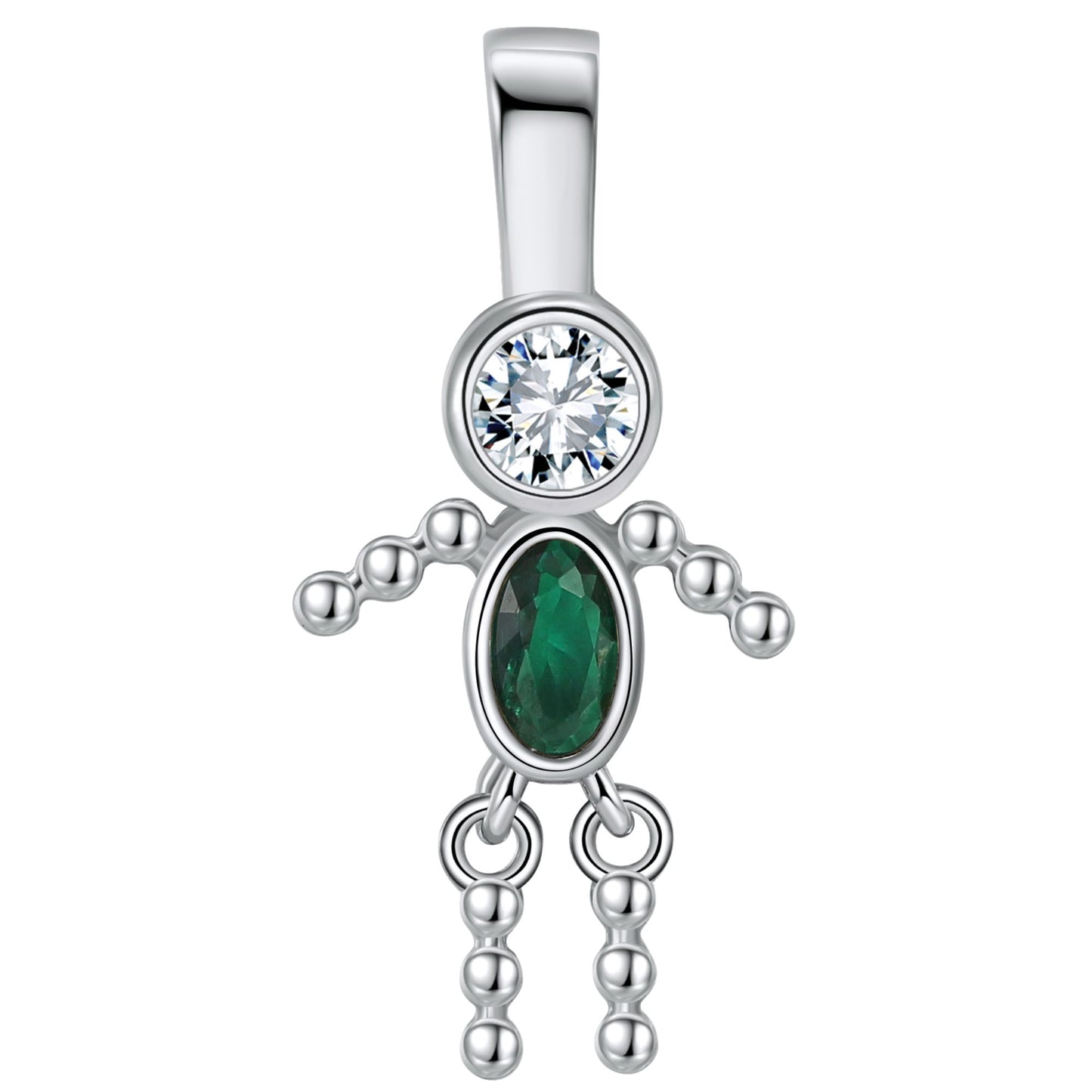 BabyBoyorGirlBirthstoneCharmforMomFamilyTreeGrandmaNecklacebyGingerLyneCZSterlingSilver_BoyMay-1