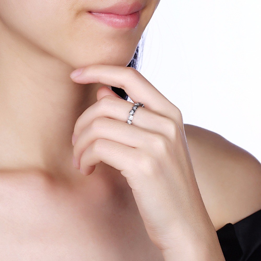 HeartEternityBandRingSterlingSilverCzWeddingWomenGingerLyneCollection_Silver-5
