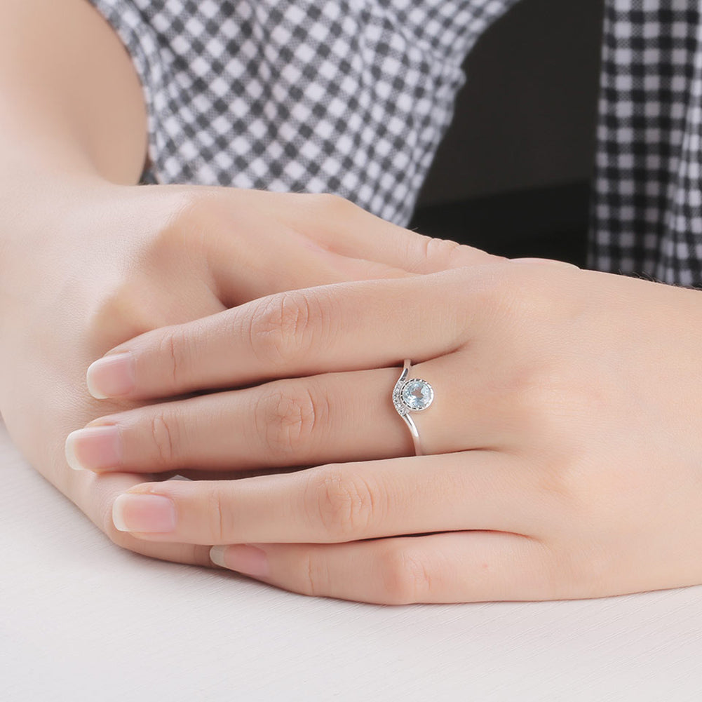 EngagementRingforWomenCreatedBlueTopazSterlingSilverGingerLyneCollection_Blue-4