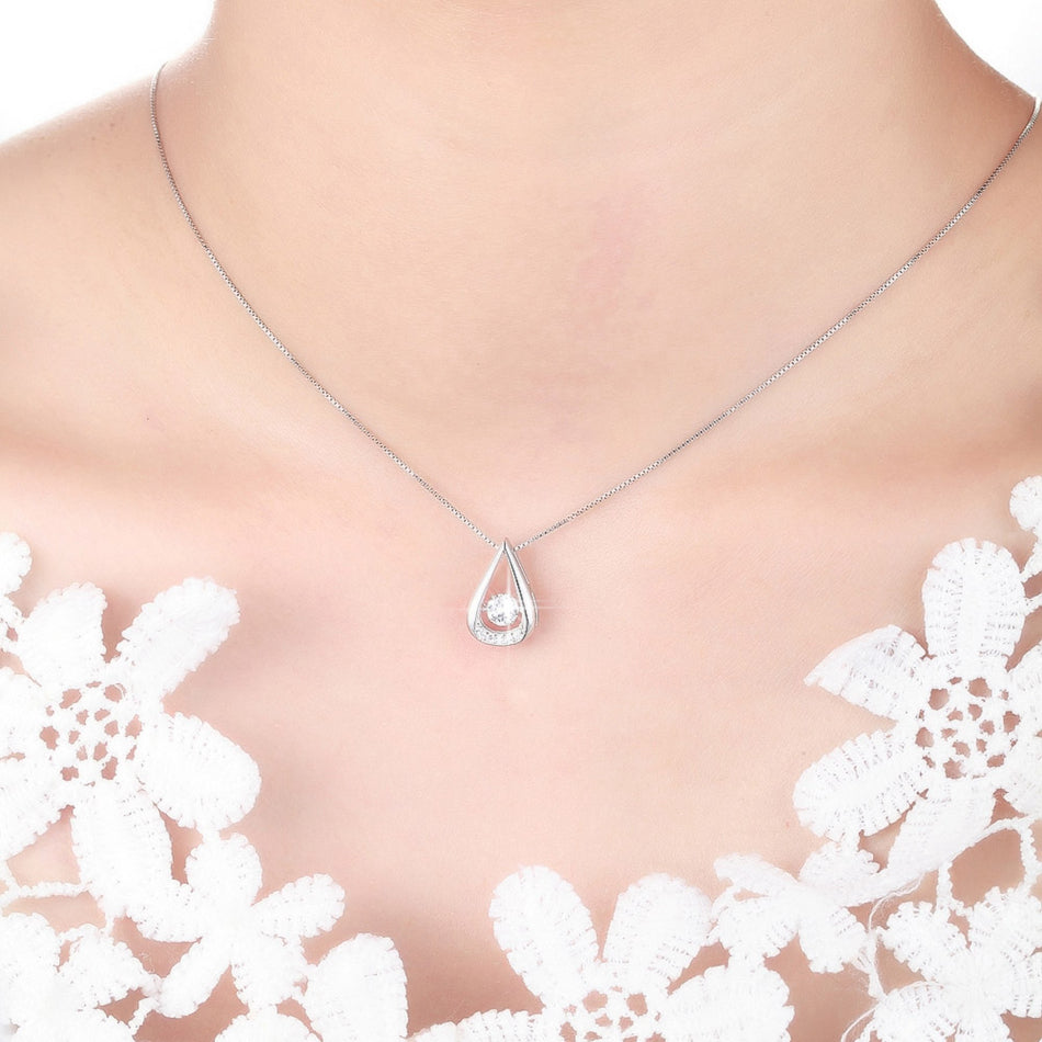 OvalNecklaceforWomanSterlingSilverPendantandChainSwingStoneGingerLyneCollection_Style40-5