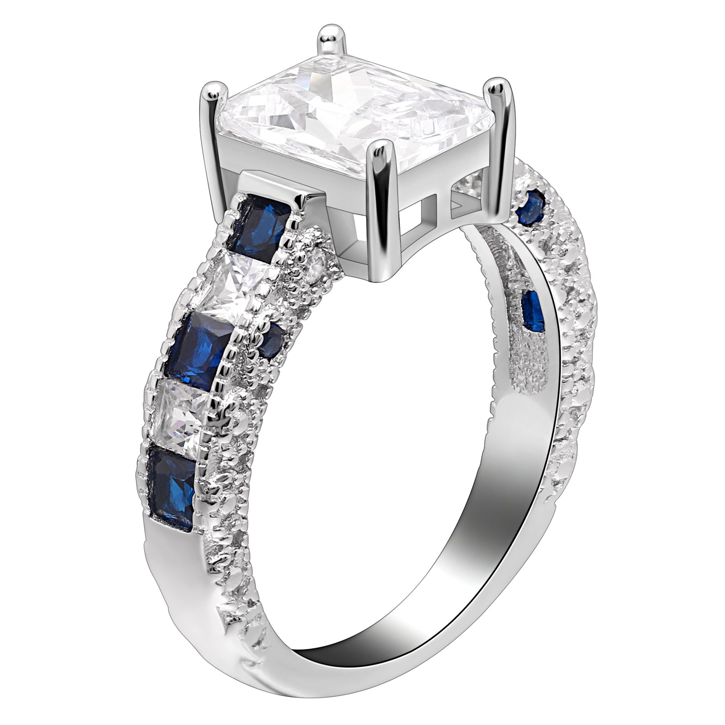KatharinaEngagementRingSterlingSilverEmeraldCzWomenGingerLyneCollection_Silver-3