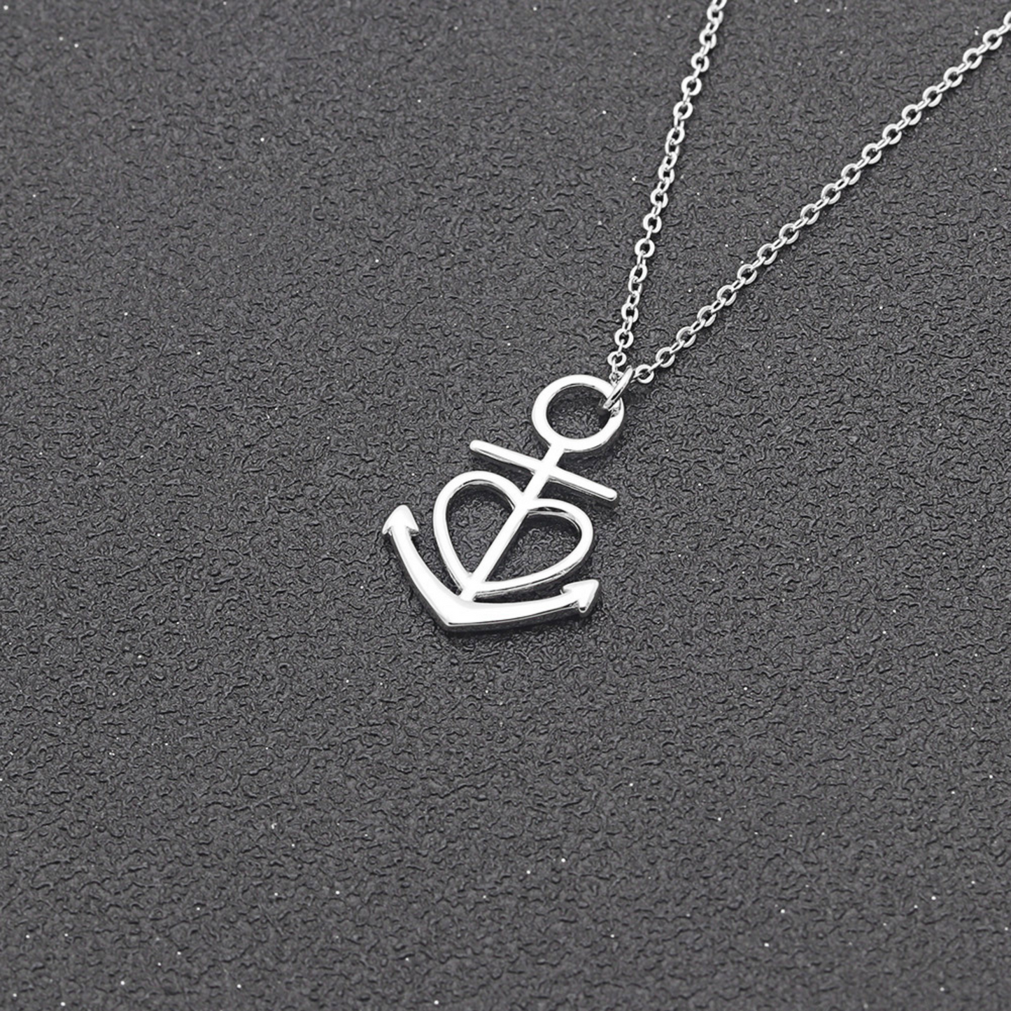 AuntGreetingCardSterlingSilverAnchorHeartNecklaceWomenGingerLyneCollection_Aunt-28-5