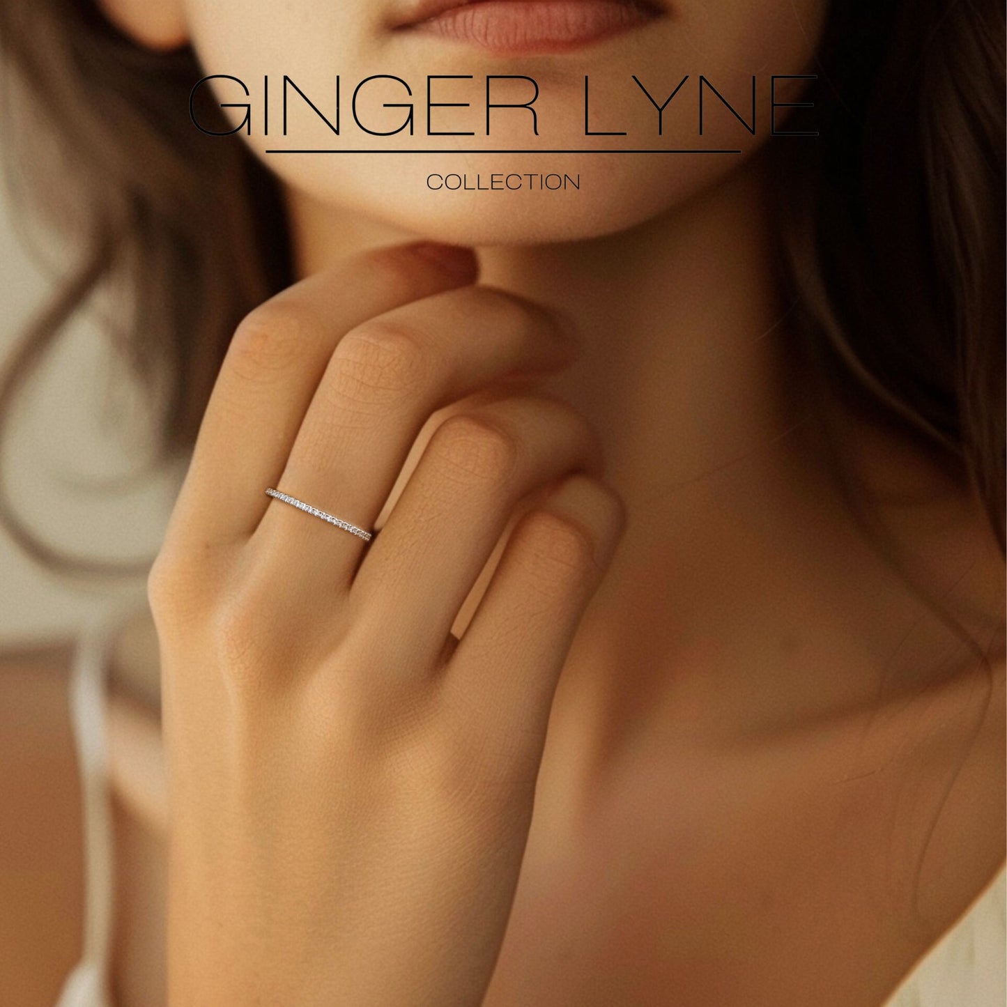 EternityWeddingBandforWomenCubicZirconiaSterlingSilverStackingRingsGingerLyneCollection_RoseGold-5