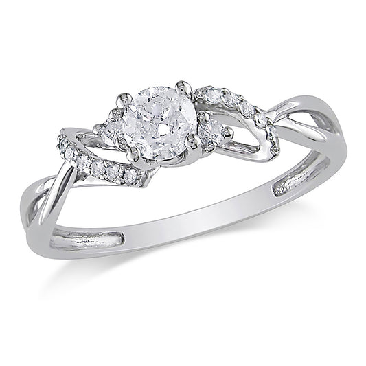 FerahEngagementRingforWomenCubicZirconiaSterlingTwistSettingLyneCollection_Silver-1