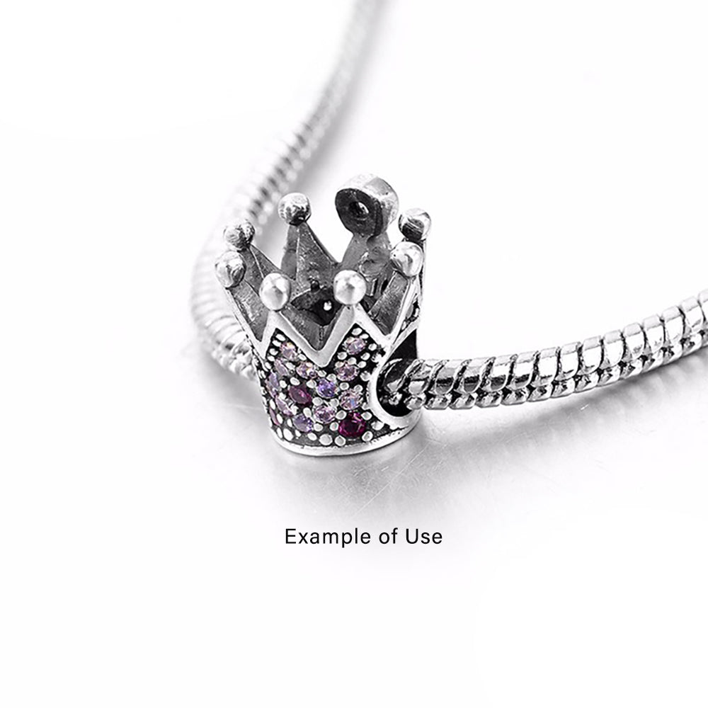 CrownCharmEuropeanBeadCZSterlingSilverGingerLyneCollection_Silver-3